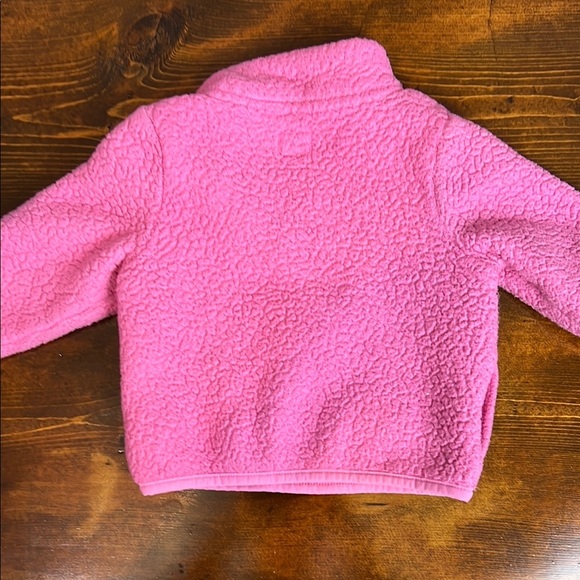 Pink Fleece Kids Pullover and Floral Hoodie | Baby Girl Jacket - Picture 4 of 7